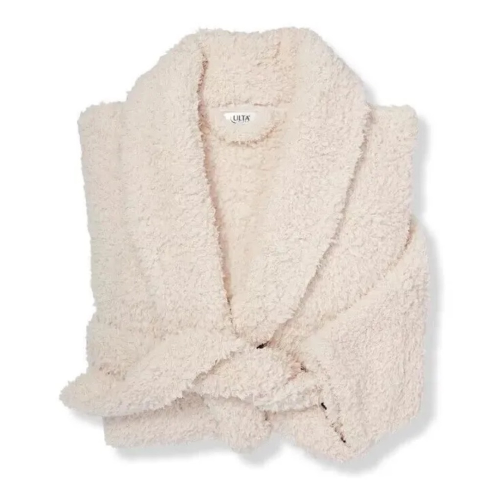 ✨New✨Ulta Beauty Plush Women Robe Size S/M Beige